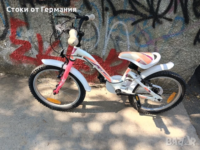 Детско колело за момиче 18 цола, снимка 2 - Велосипеди - 50600344