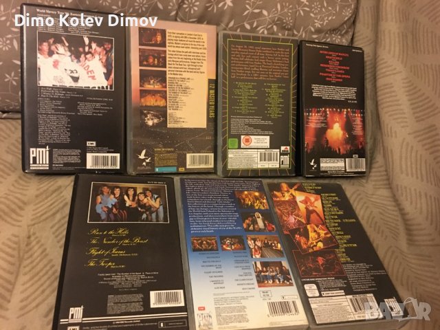 IRON MAIDEN VHS Видео Касети Колекция, снимка 2 - Други музикални жанрове - 40313021