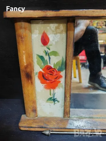 Старо кухненско огледало, снимка 4 - Антикварни и старинни предмети - 47342912