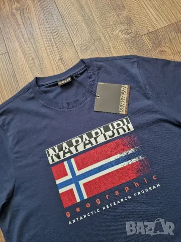 Страхотна мъжка тениска NAPAPIJRI размер S M L XL 2XL , снимка 5 - Тениски - 49420852