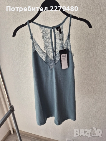 Сатенен потник Vero Moda , снимка 4 - Потници - 52216218