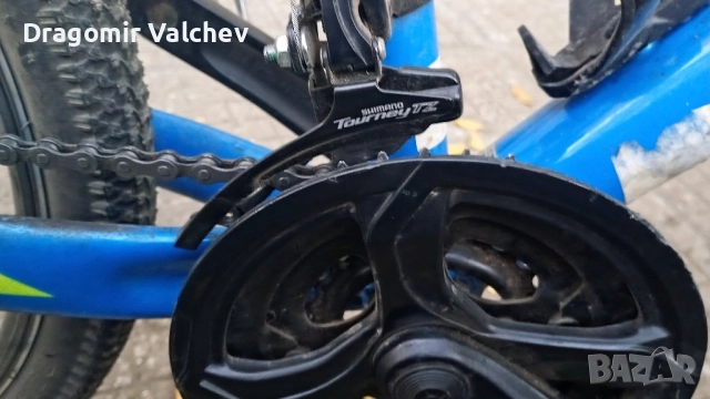 детски алуминиев велосипед ShockBLAZE 24", снимка 8 - Велосипеди - 52443508