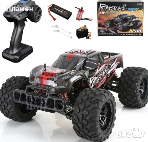 Количка с дистанционно управление Raptor ll 100+ км. ч. Brushless , снимка 7 - Друга електроника - 53934689