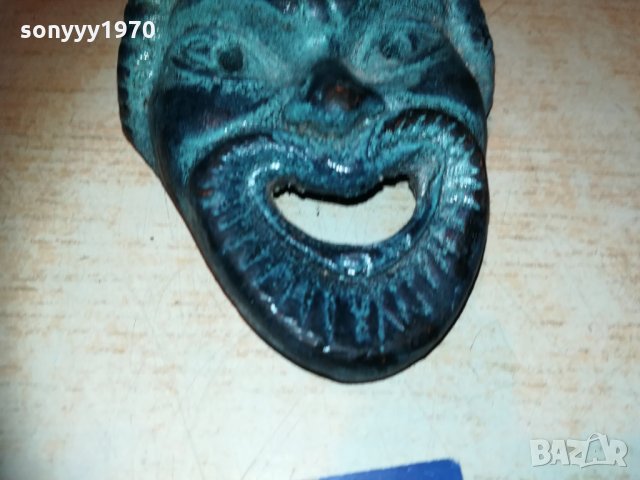 маска-патина-10х7х4см-внос швеицария, снимка 6 - Колекции - 30016555