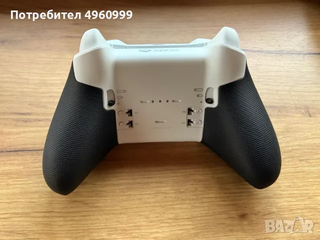 Като Нов! Контролер Microsoft-Xbox Elite Controller Series 2 Core Бял, снимка 4 - Аксесоари - 56239572
