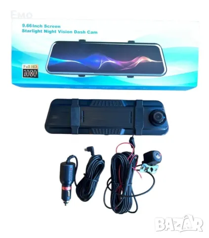 Видеорегистратор в огледало за обратно виждане за автомобил и камера за задно виждане , снимка 9 - Аксесоари и консумативи - 48645919