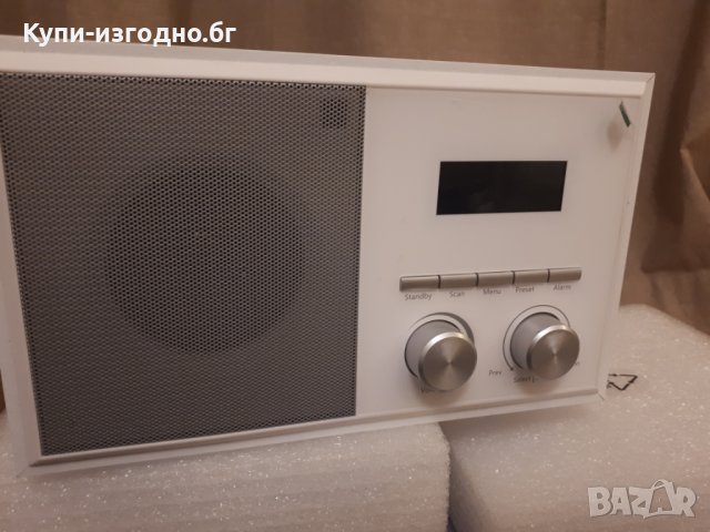 Бяло дървено ретро радио - Terris NR684 Германия , Чисто ново , снимка 4 - Радиокасетофони, транзистори - 30223353