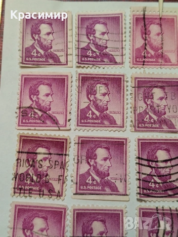 Винтидж ПОЩЕНСКИ марки САЩ , снимка 15 - Филателия - 53087781