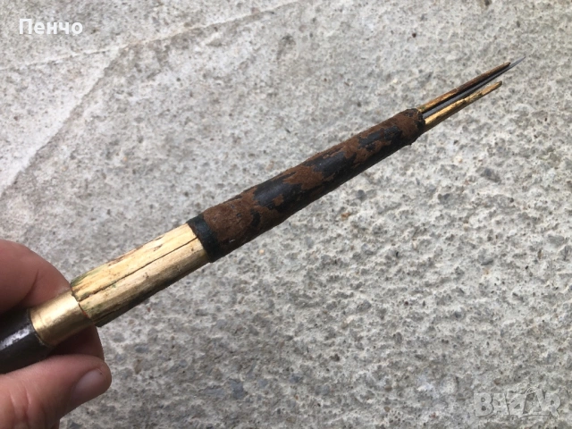 автентичен възрожденски нож /каракулак/, снимка 6 - Ножове - 50663772