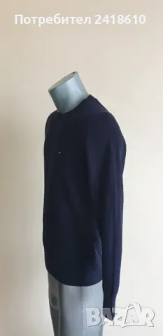 Tommy Hilfiger Cotton Knit Mens Size S  ОРИГИНАЛ! Мъжки Памучен Пуловер!, снимка 6 - Пуловери - 49336807