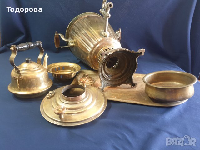 Голям руски имперски самовар, снимка 7 - Антикварни и старинни предмети - 37475195