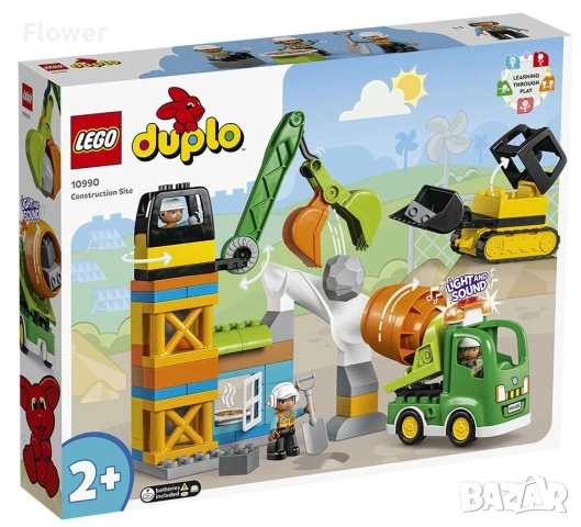Конструктор LEGO Duplo - Строителна площадка (10990)