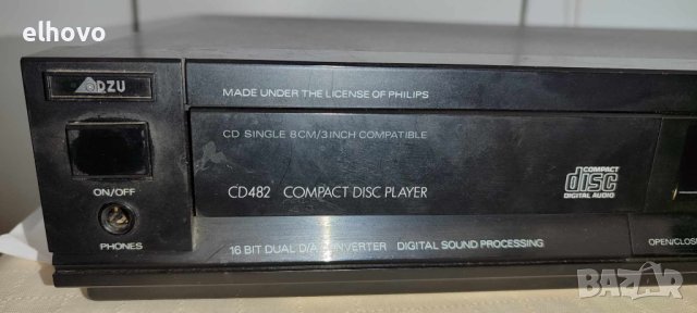 CD player PHILIPS CD482 DZU, снимка 2 - Аудиосистеми - 44398727