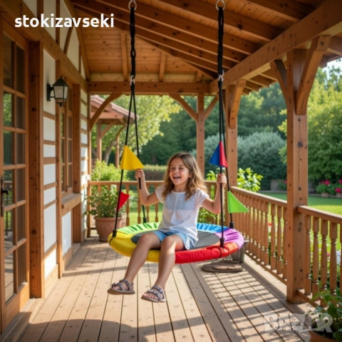 Люлка "Щъркелово гнездо" — здрава, удобна и подходяща за деца и възрастни до 150 кг