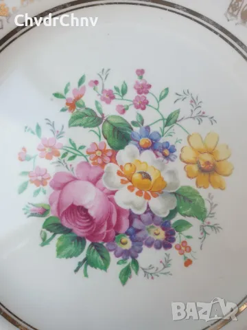 Англия 1920-1940-1950/Johnson Bros/Paragon/стара аглийска порцеланова чиния, снимка 2 - Декорация за дома - 48044060