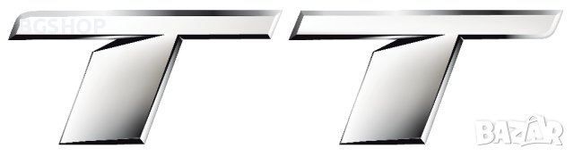 Емблема за Audi TT Original / Ауди ТТ Оригинал - Silver, снимка 1 - Аксесоари и консумативи - 42895271