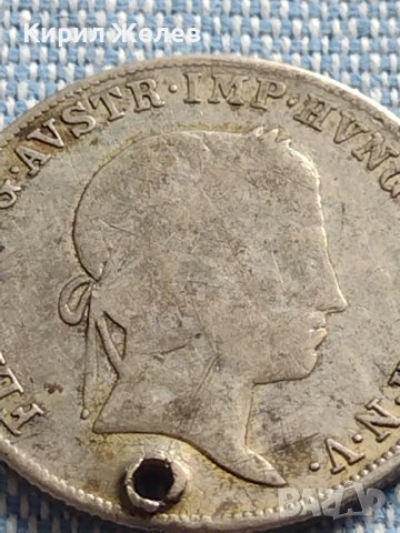 Сребърна монета 20 кройцера 1840г. Фердинанд първи Австрия 14910, снимка 5 - Нумизматика и бонистика - 42888528