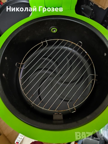 VitAir 1400W 9L Комби Въздушен Фритюрник Зелен Еър Фраер, снимка 5 - Фритюрници - 53938682