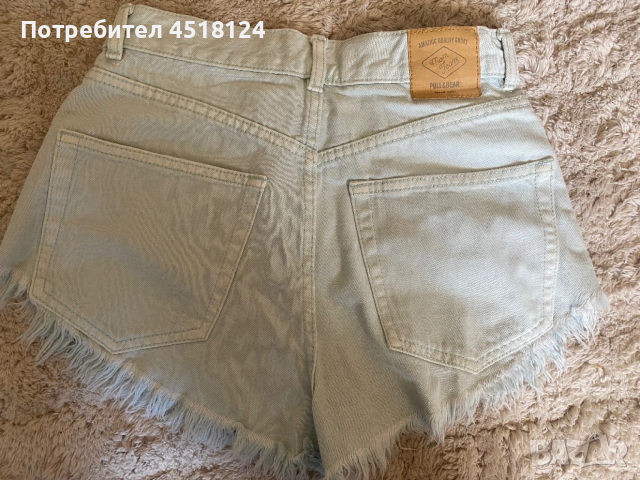 Дънкови къси панталони PULL&BER, снимка 2 - Къси панталони и бермуди - 54318759