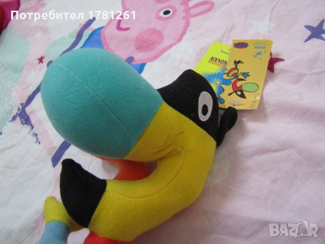 Плюшена играчка папагал, снимка 3 - Плюшени играчки - 32114266