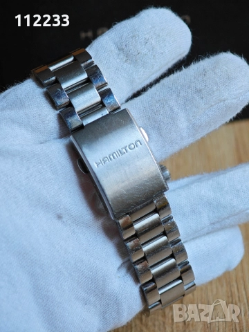 БАРТЕР Hamilton Khaki Field Officer Auto, снимка 5 - Мъжки - 52322363