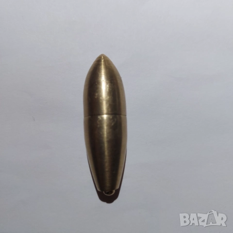 Месингова мини газова запалка, снимка 4 - Антикварни и старинни предмети - 52858943