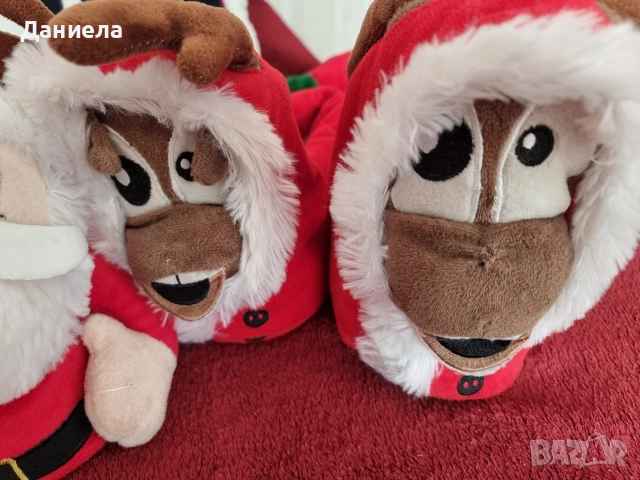 Коледни възглавнички и пантофи, снимка 3 - Коледни подаръци - 52736244