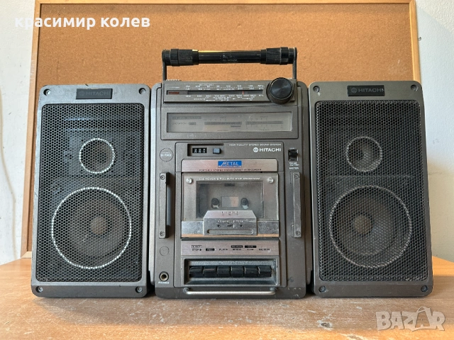 радиокасетофон "HITACHI TRK-9140E", снимка 7 - Радиокасетофони, транзистори - 53259534
