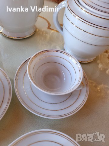 Френски сервиз за кафе LIMOGES , снимка 8 - Сервизи - 42781975