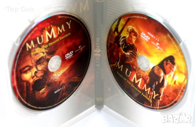 ДВД Мумията: Гробницата на императора Дракон DVD, снимка 3 - DVD филми - 53117985