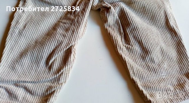 Кадифен панталон Benetton 2 год., снимка 6 - Детски панталони и дънки - 30465237