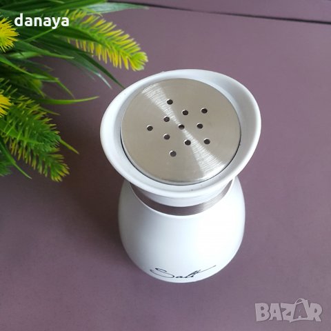 2457 Бурканче за подправки солничка Salt, снимка 4 - Аксесоари за кухня - 34392273