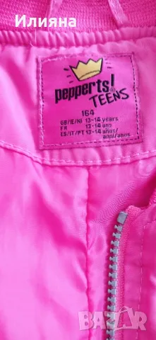 Peppers! яке розов цвят 164, снимка 3 - Детски якета и елеци - 47277426