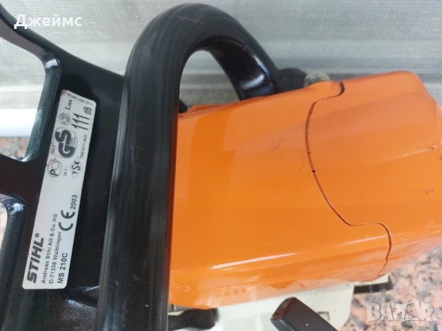 Бензинова резачка STIHL MS 210 C, снимка 6 - Градинска техника - 51124873