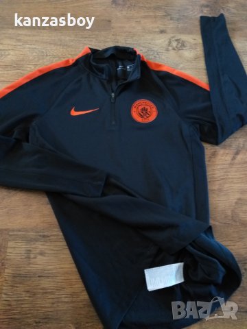 NIKE Mcfc Dril Top Sqd - страхотна мъжка блуза, снимка 8 - Спортни дрехи, екипи - 40061584