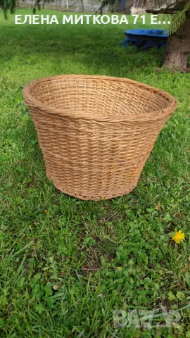 2 плетени ратанови кошника, снимка 2 - Градински мебели, декорация  - 49919792