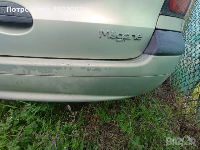 Задна броня за Renault Megane 1.6I 16V 107К.С 1999г., снимка 2 - Части - 54230451