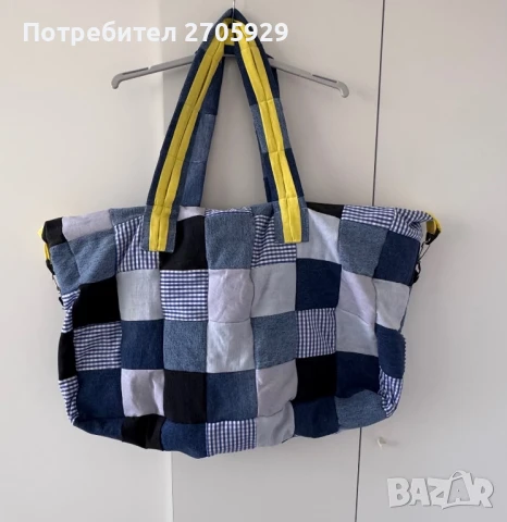 Уникална голяма чанта ръчна изработка, снимка 5 - Чанти - 51067146