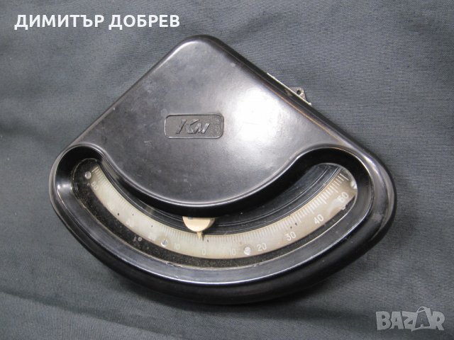 СТАР РЕТРО СОЦ СССР КОРАБЕН КЛИНОМЕТЪР КРЕНОМЕР БАКЕЛИТ, снимка 2 - Антикварни и старинни предмети - 35314914