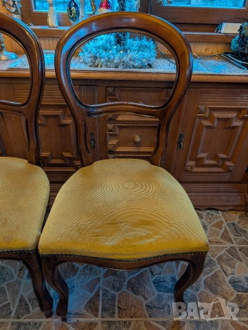 Бароков комплект столове , снимка 4 - Столове - 52722310