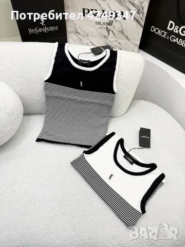 Потник Ysl наличен в бяло , снимка 2 - Потници - 56480389