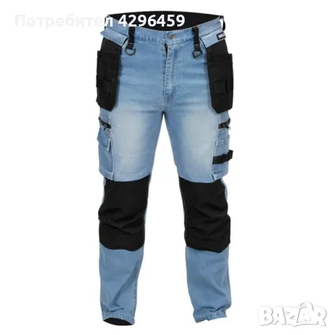Работен панталон Дънков, еластичен YATO JEANS WORK / S - 2XL, снимка 3 - Панталони - 48064813