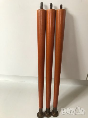 3бр. френски стари крачета 38см от дърво за малка масичка, снимка 11 - Маси - 39836824