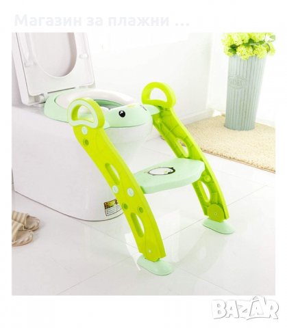 ДЕТСКА СЕДАЛКА-АДАПТЕР ЗА ТОАЛЕТНА ЧИНИЯ СЪС СТЪЛБА - код 2600, снимка 7 - Други - 34189899