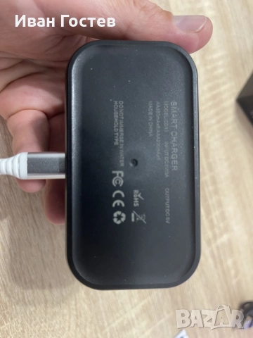 Смарт зарядно устройство / кутия за 1.5V Li-Ion батерии AA / AAA (Модел CD10, Type-C), снимка 3 - Друга електроника - 55781410