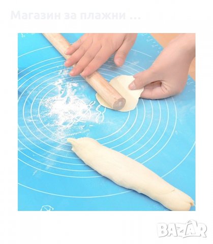 СИЛИКОНОВА ПОДЛОЖКА ЗА МЕСЕНЕ, ТОЧЕНЕ И ПЕЧЕНЕ 50Х40 СМ. - код 2156 , снимка 7 - Други - 34207729