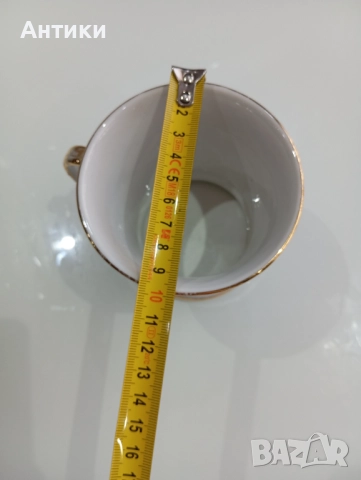 Стара порцеланова баварска чаша , снимка 4 - Чаши - 52627822