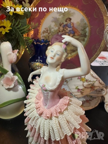 Dresden Lace Germany  производство след 1949 г Код P2107, снимка 3 - Декорация за дома - 54153408