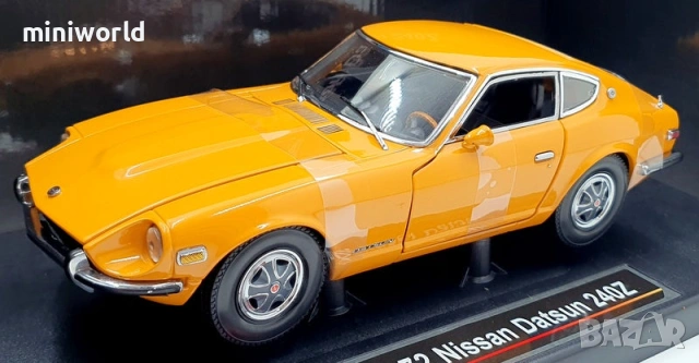 Nissan Datsun 240Z 1972 - мащаб 1:18 на SunStar моделът е нов в кутия