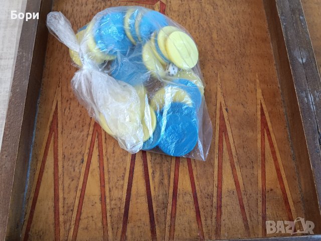 Стара дървена табла, снимка 5 - Шах и табла - 42774276